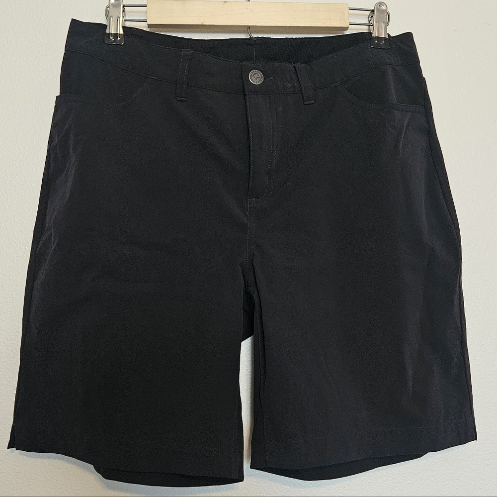 Patagonia Women's Black Bermuda Shorts Size 12 - Picture 2 of 9